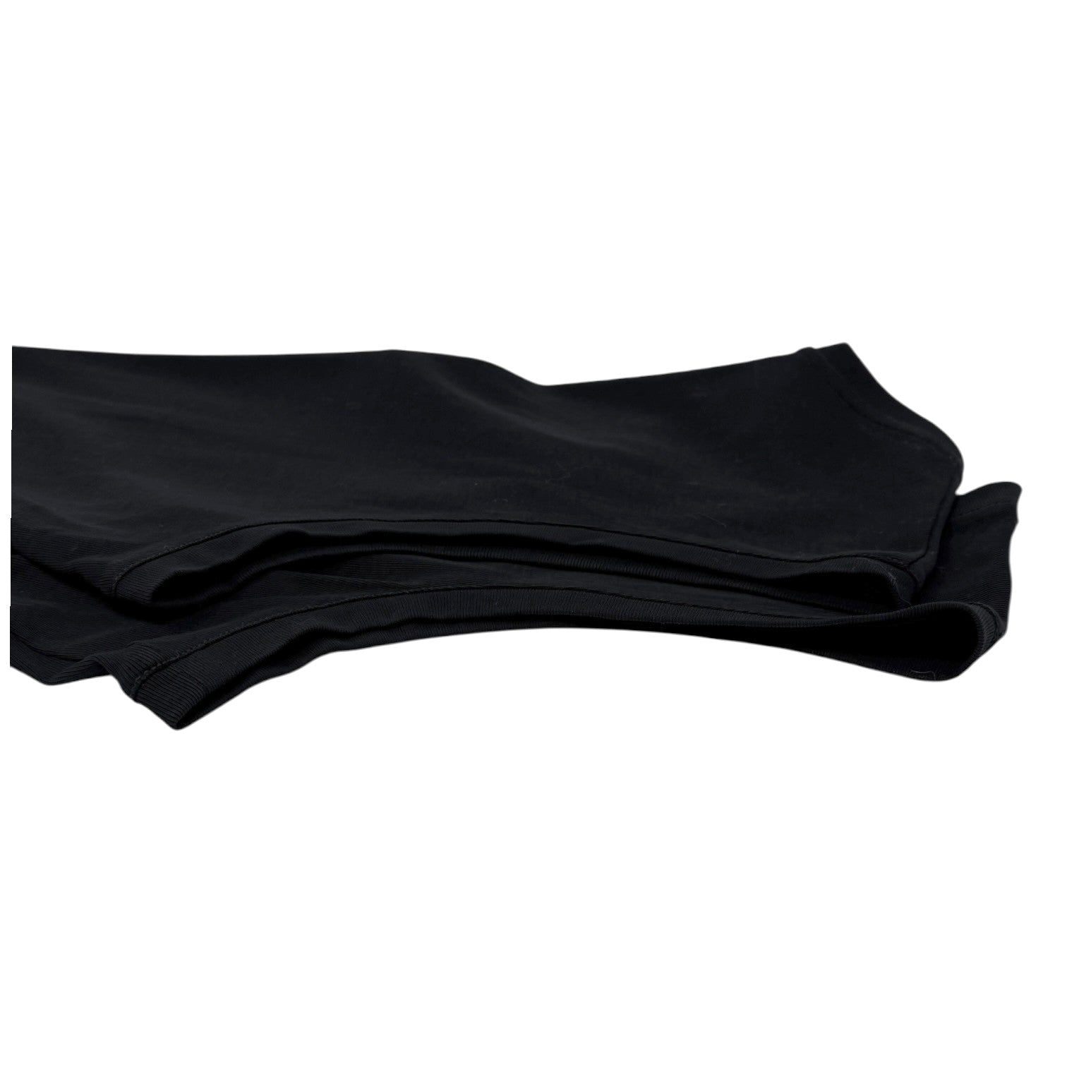 CHANEL Vintage P41320 V-neck Tank Top #38 Pullover Sleeveless Cotton Black