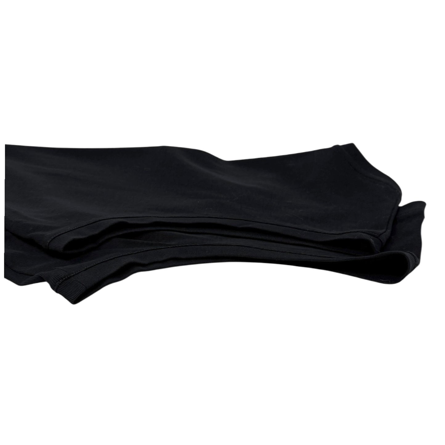 CHANEL Vintage P41320 V-neck Tank Top #38 Pullover Sleeveless Cotton Black