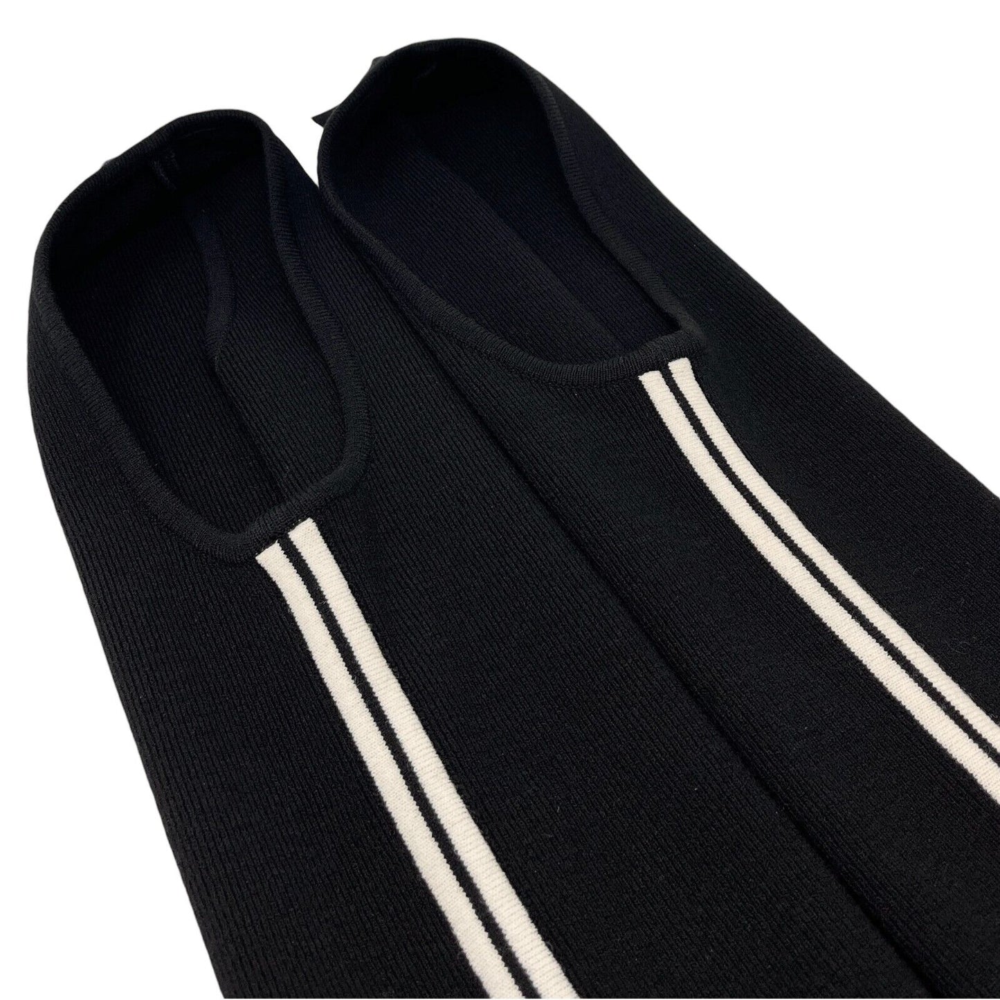 CHANEL Sport Vintage 04A CC Logo Knit Tank Top Shorts Set #42 Black Rank AB+