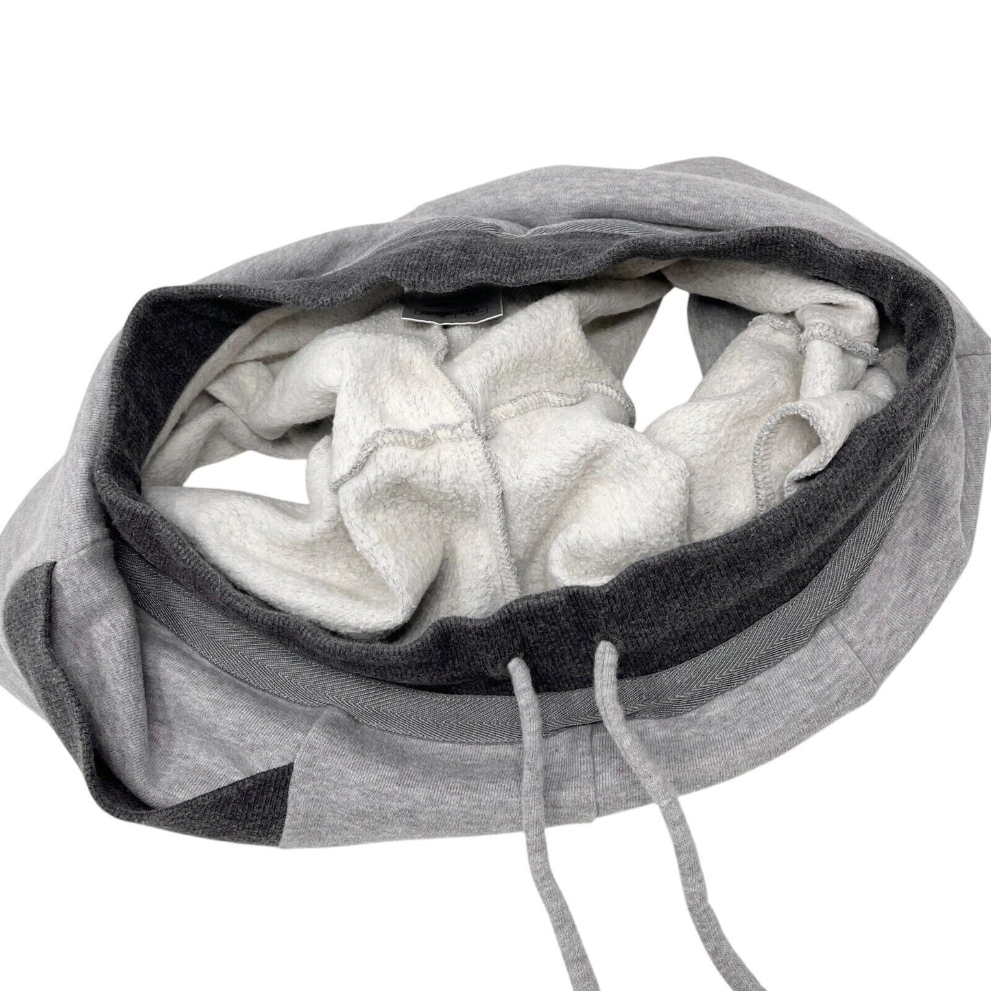 CHANEL Vintage P37999 CC Mark Big Logo Half Pants #34 Sweat Pocket Gray Cotton