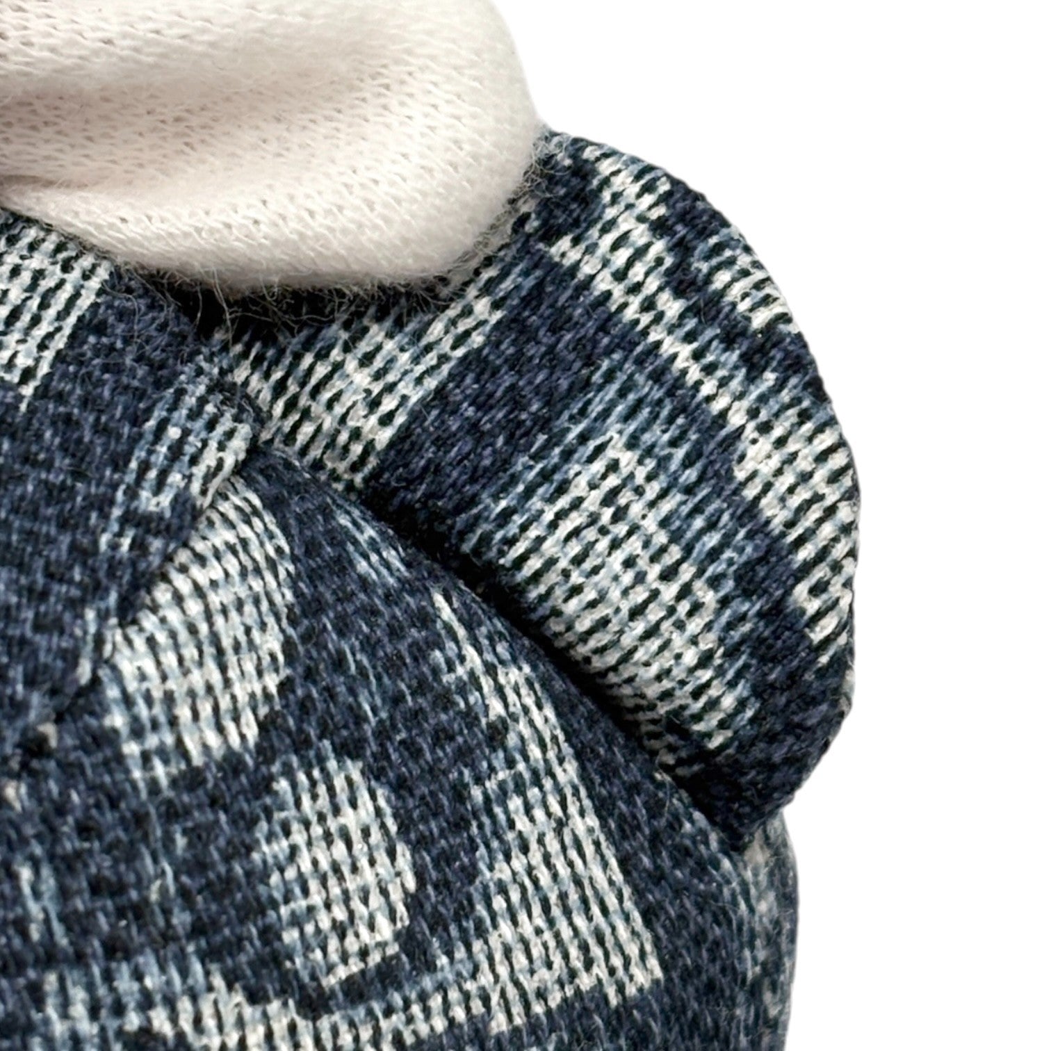 Christian Dior Vintage baby Dior Trotter Monogram Teddy Bear Plush Toy Blue