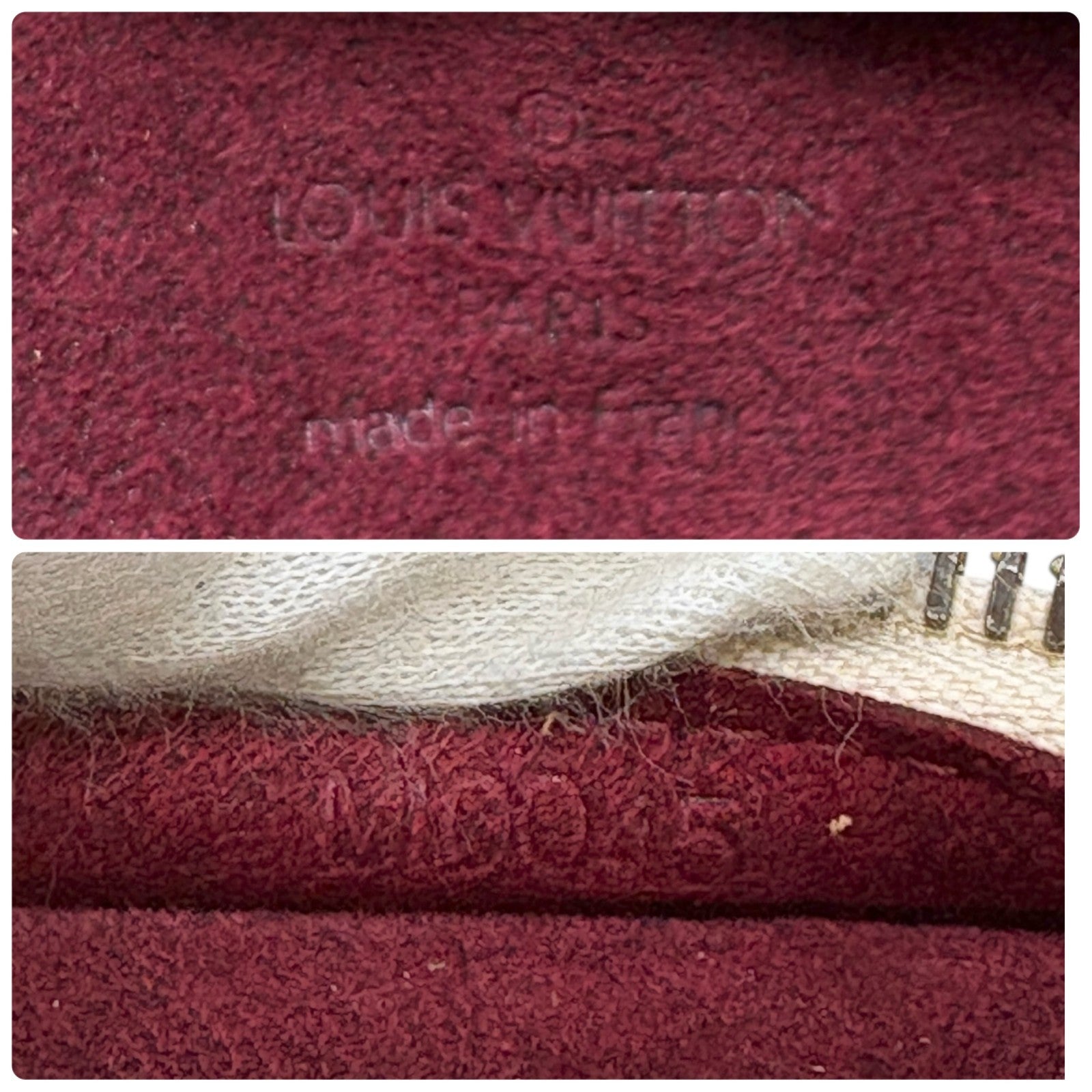 LOUIS VUITTON Vintage Monogram Multicolor Shirley Shoulder Bag White Leather