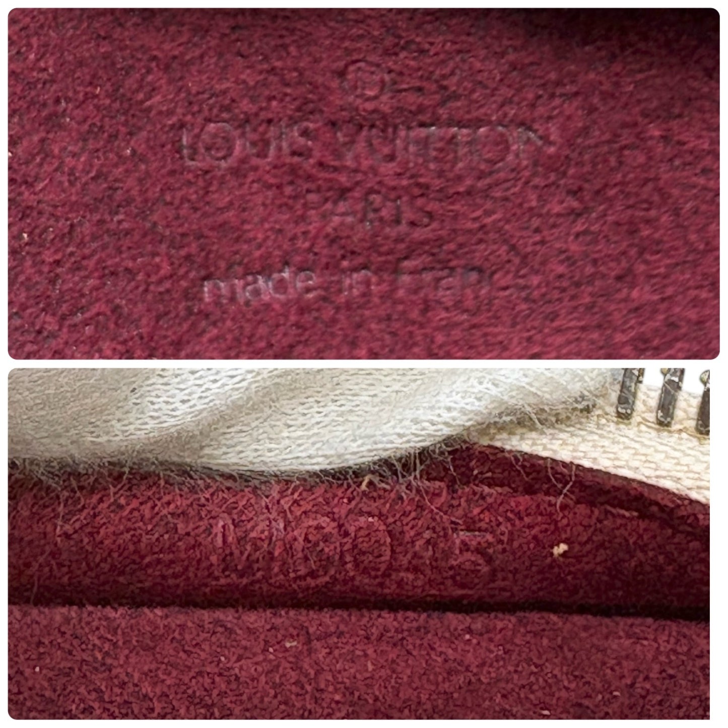 LOUIS VUITTON Vintage Monogram Multicolor Shirley Shoulder Bag White Leather