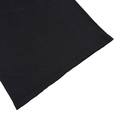 CHANEL Vintage P46568 CC Logo Patch T-shirt Dress #40 Black Purple 901866