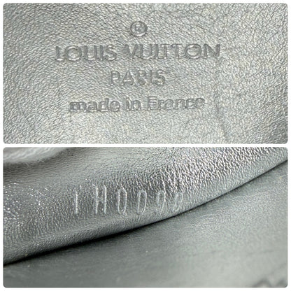 LOUIS VUITTON Vintage Monogram Miroir Porte Monnaie Coeur Coin Purse Silver