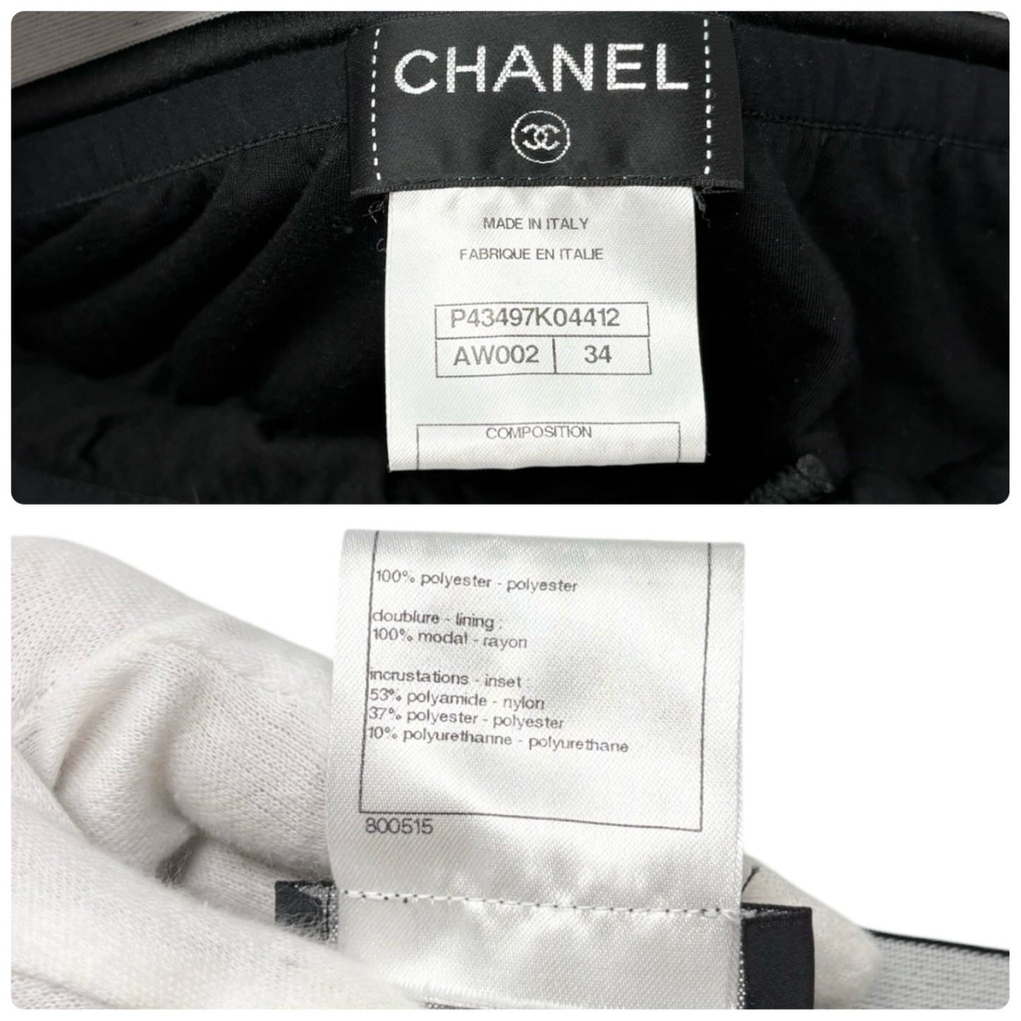 CHANEL Vintage P43484 CC Hoodie Zip Up Jacket Short Pants Set #34 Silver 901933