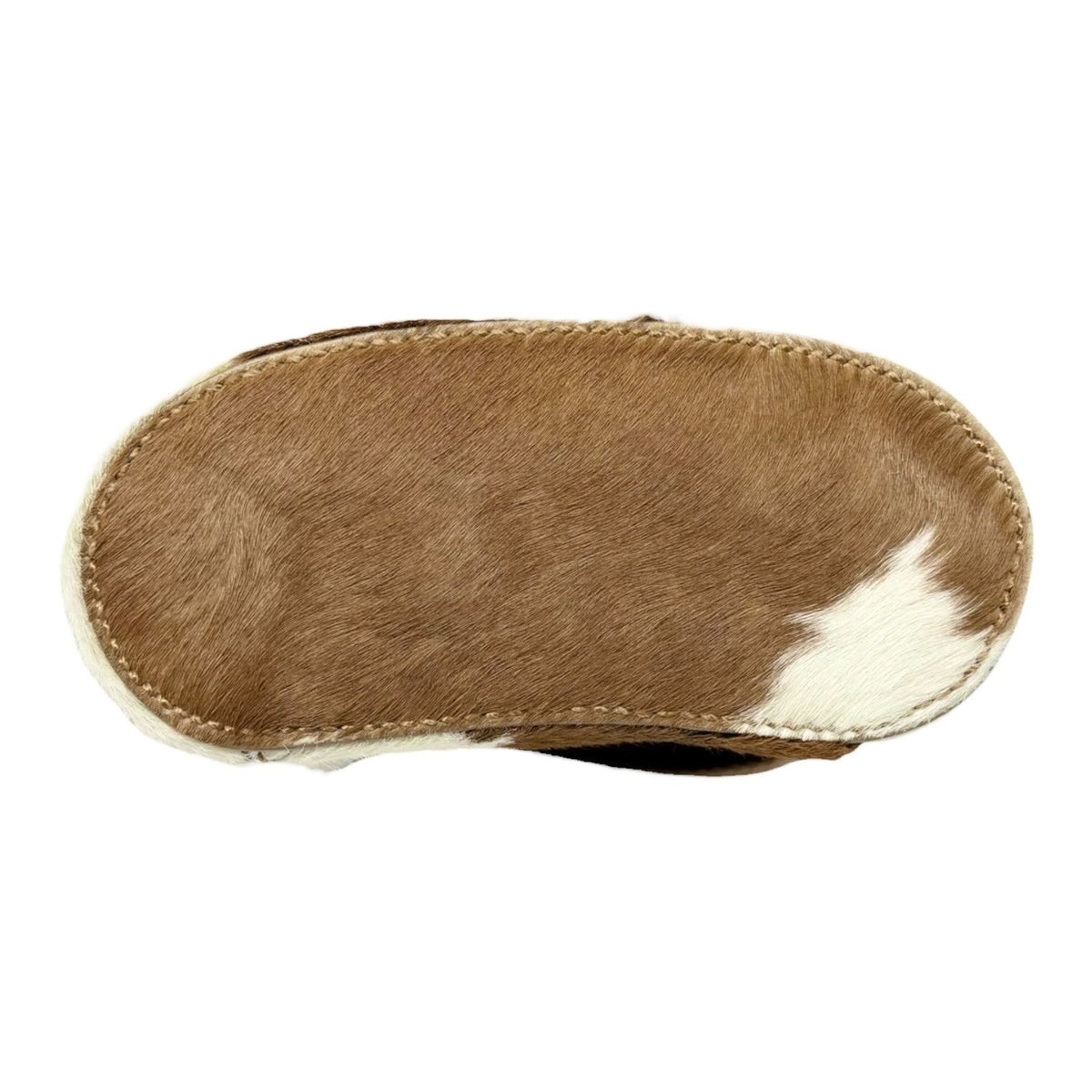 miu miu Vintage Logo Pony Calf Hair Cowhide Fanny Belt Bag Brown White 902807