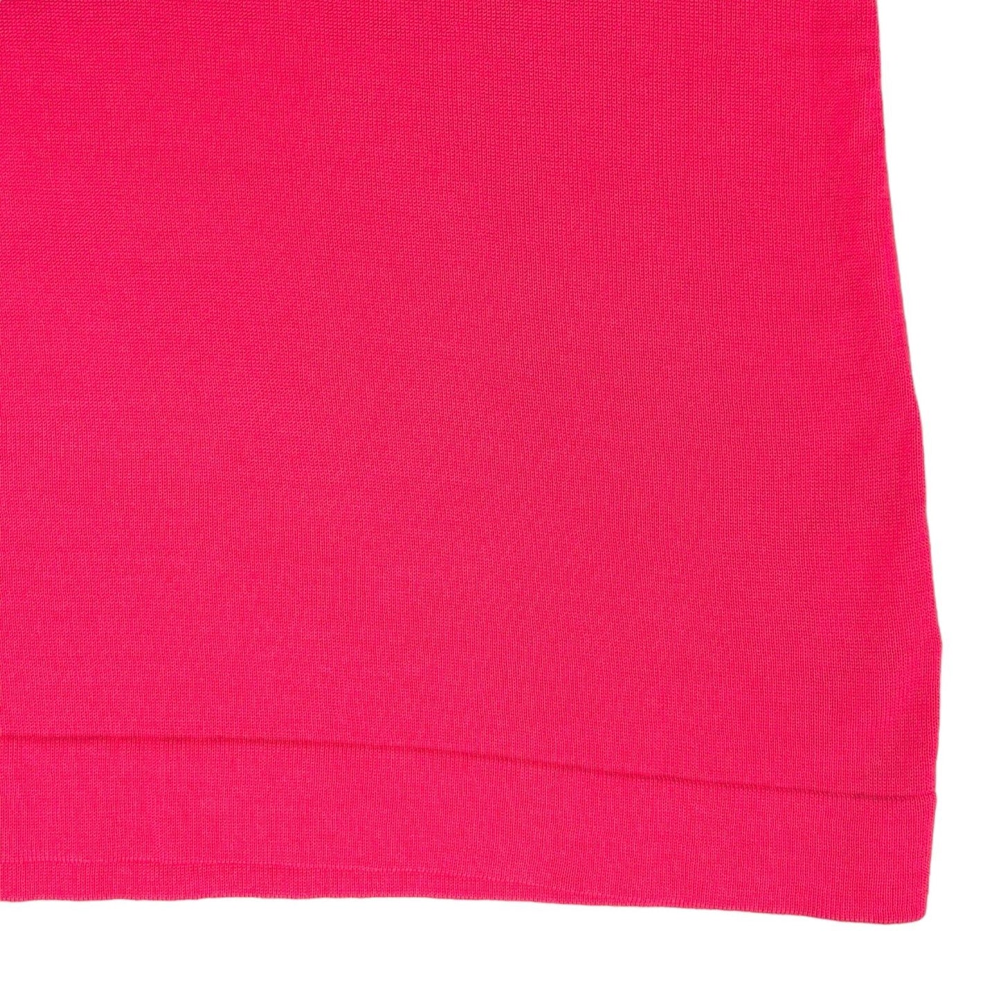 CHANEL Vintage CC Logo Button Knit Top #40 Short Sleeve Pink Rank AB