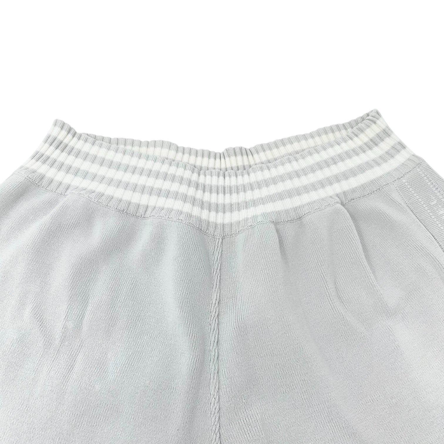 CHANEL Sport Vintage 04P CC Logo T-shirt Shorts Set Cotton Gray Short Pants