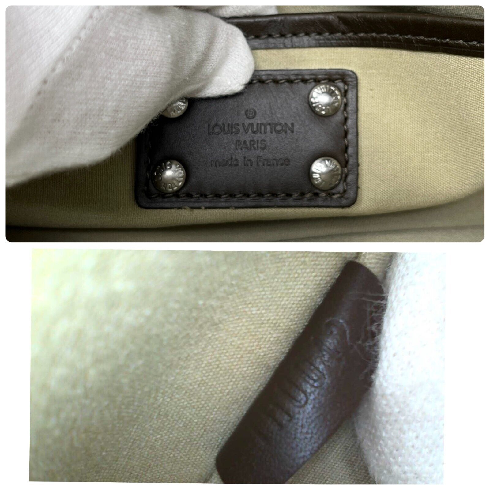 LOUIS VUITTON Vintage LV Monogram Conte de fees Pochette Shoulder Bag Green