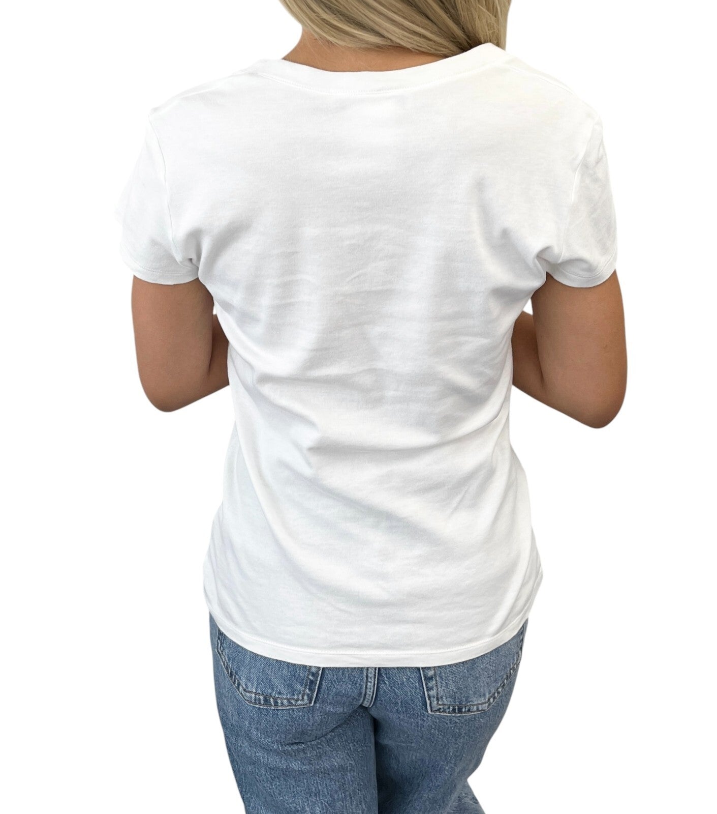 Christian Dior Vintage 2004 Logo Graphic T-shirt Top #38 Multicolor Cotton