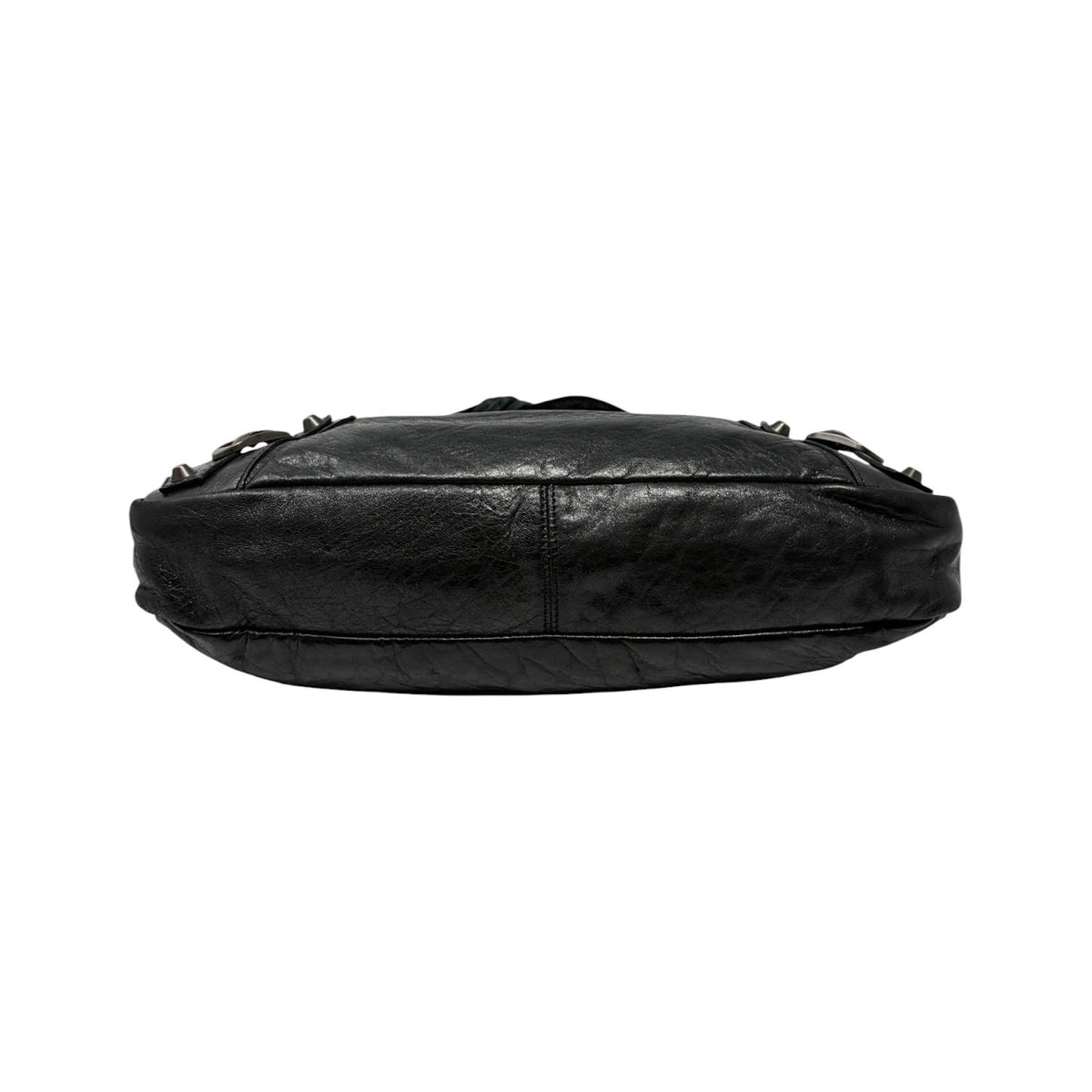 Balenciaga Vintage Classic City Logo 2way Shoulder Leather Bag Black 902461