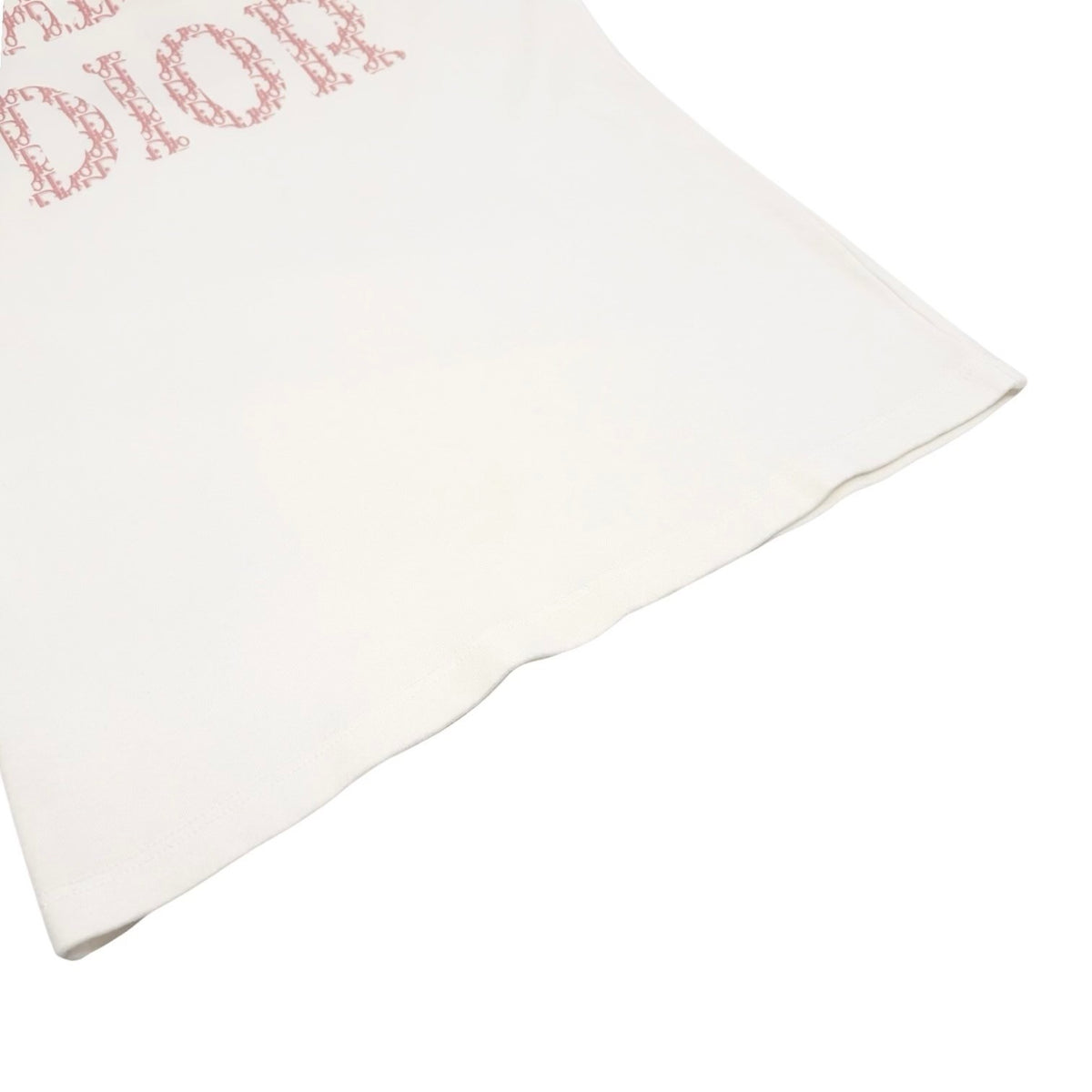 Christian Dior Vintage 2004 J'ADORE Logo Trotter Tank Top #38 White Pink 902365