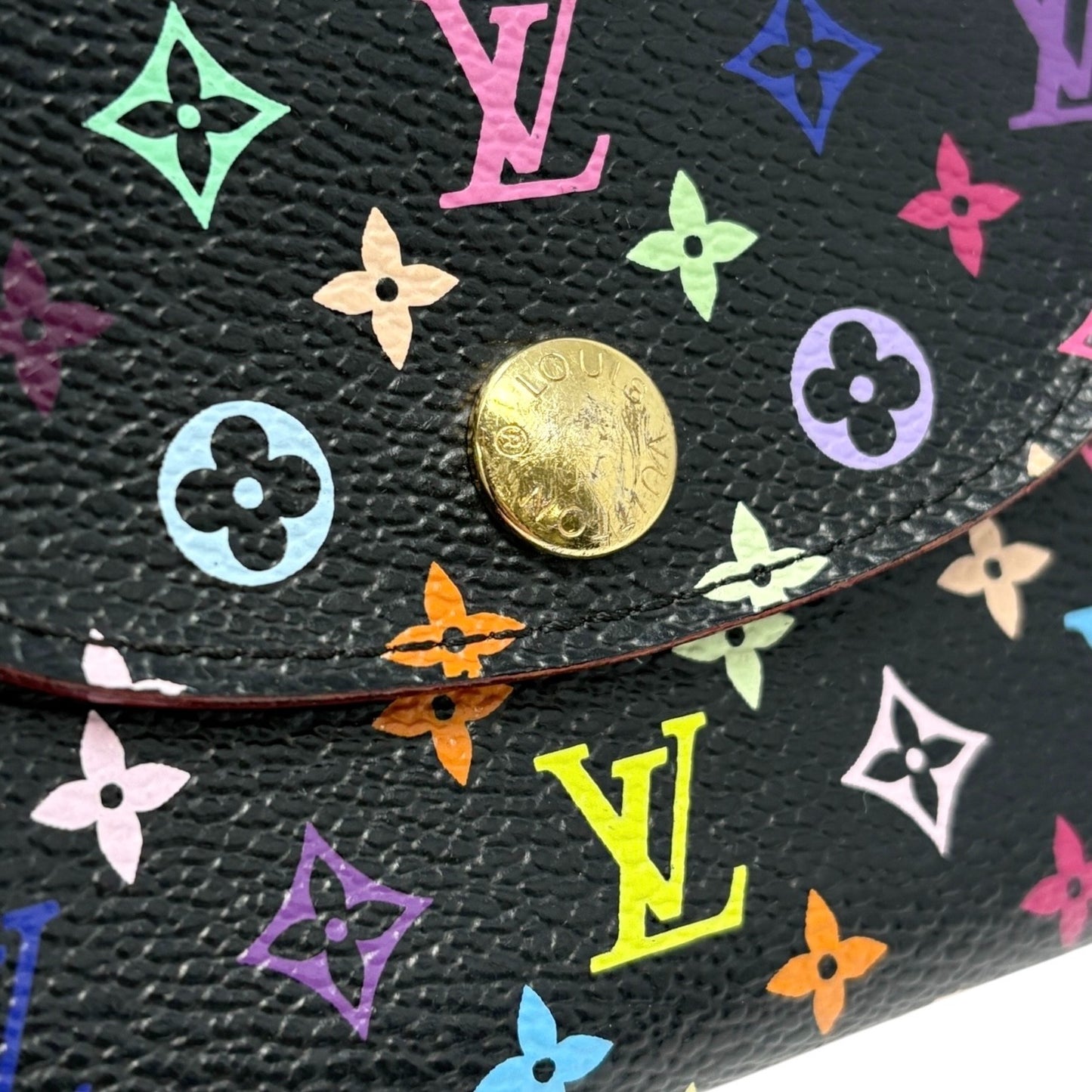 LOUIS VUITTON Vintage Monogram Multicolor Envelope Carte de Visite Case