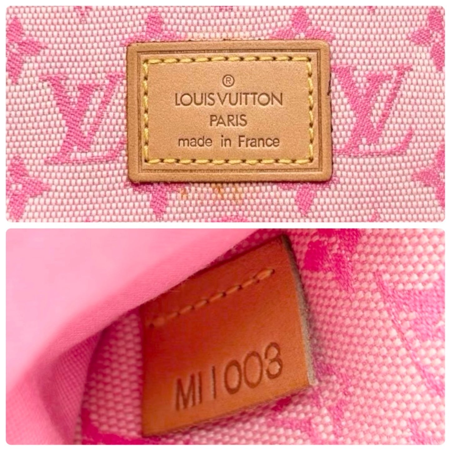 LOUIS VUITTON Vintage Monogram Trousse Mini Bag Pink Canvas Pochette 901802