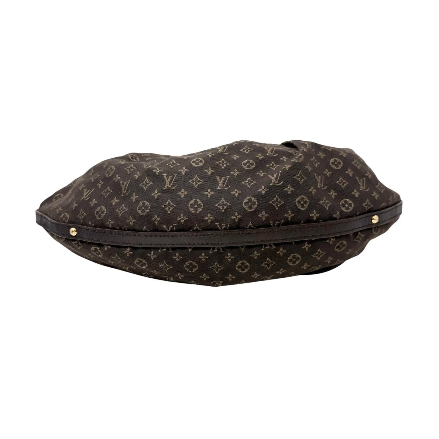 LOUIS VUITTON Vintage Monogram Rhapsody Crossbody Bag Brown Gold Canvas Leather