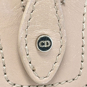 Christian Dior Vintage 2005 Romantique Trotter Monogram Shoulder Bag Cream