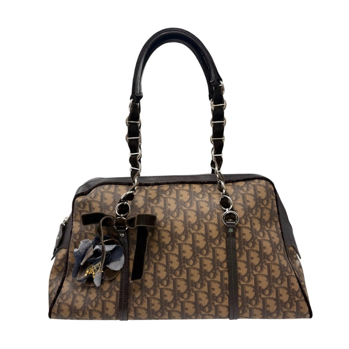 Christian Dior Vintage 2005 Trotter Monogram Romantique Shoulder Bag 902588