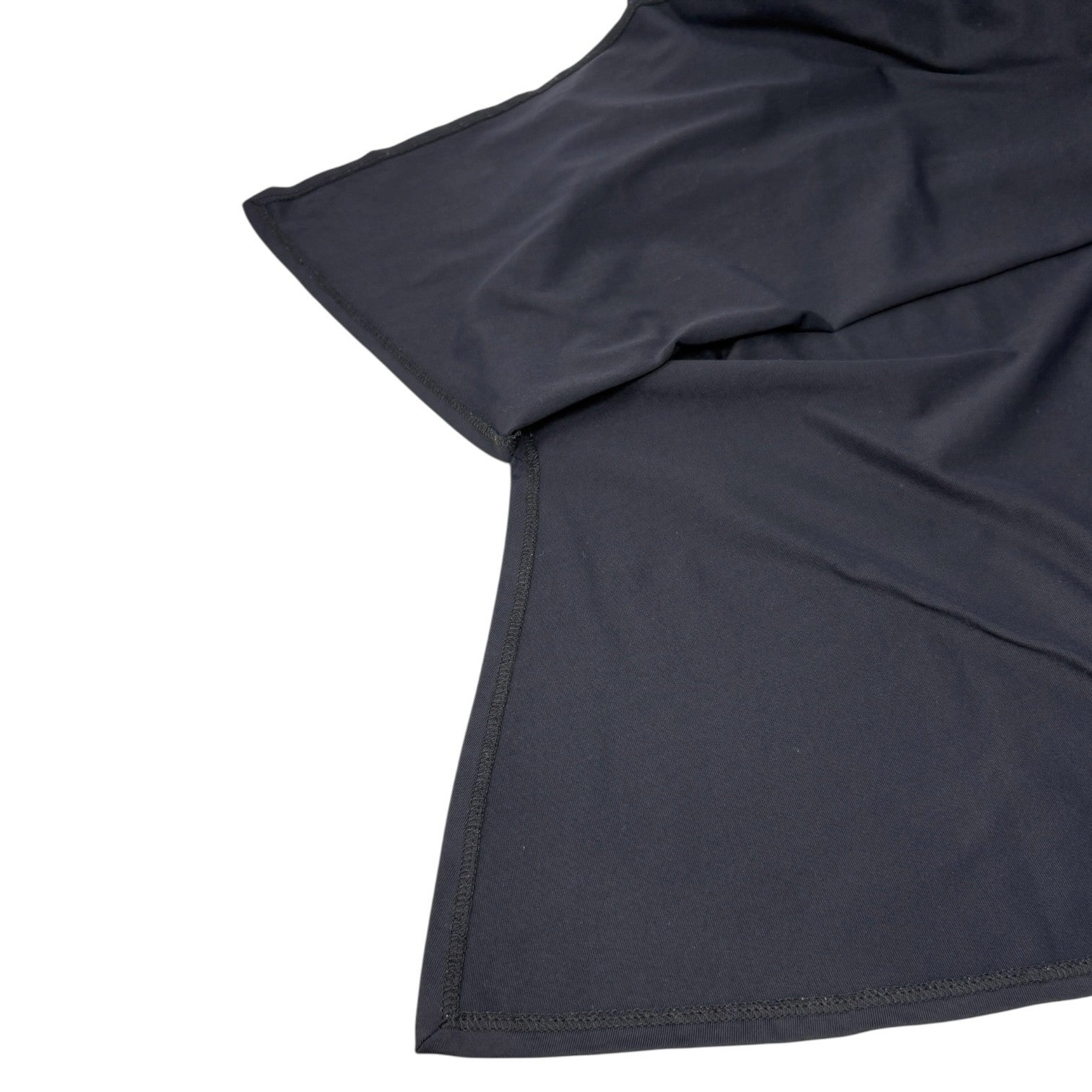 CHANEL Vintage 03C CC Swimwear Mini Dress One-Piece #42 Black White Nylon