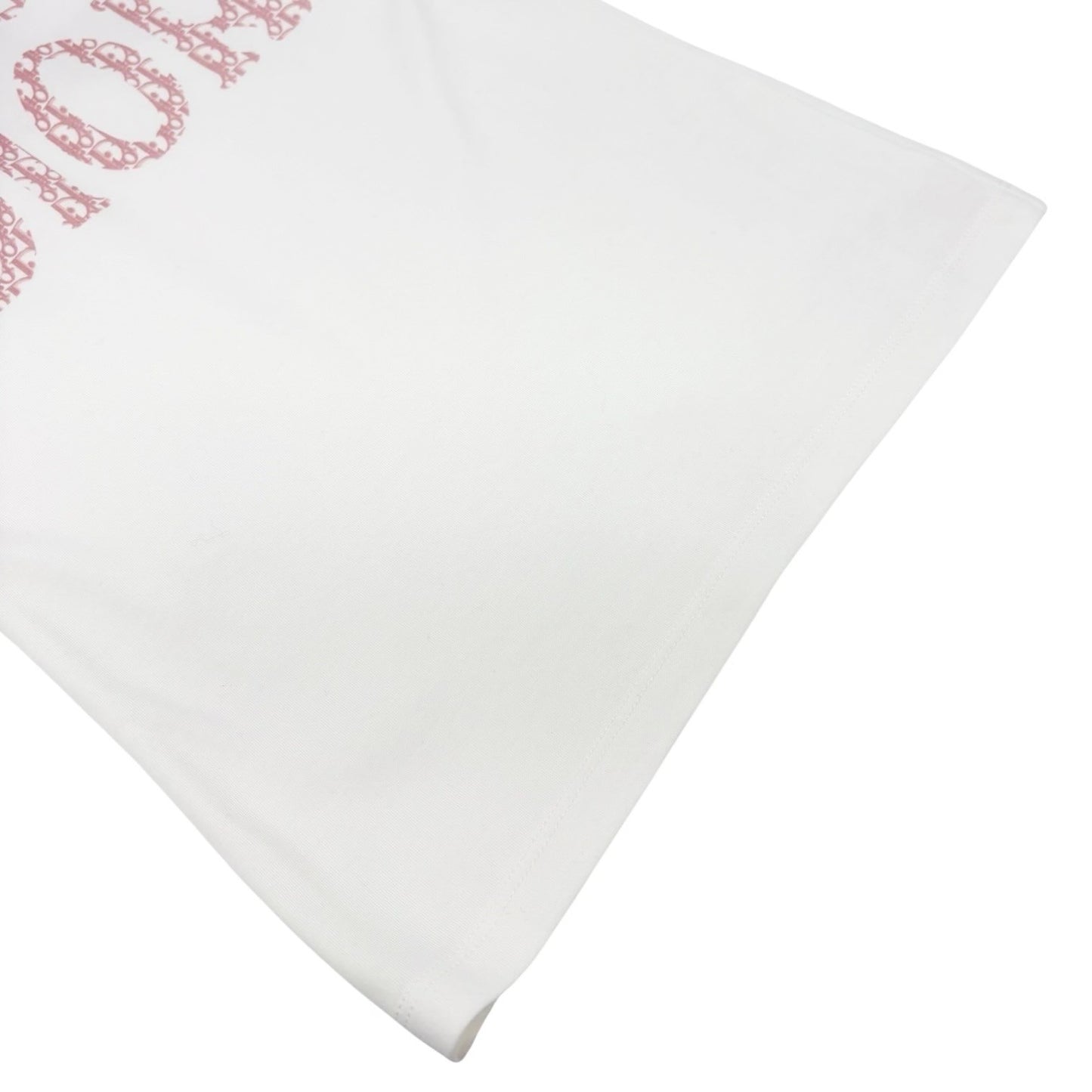 Christian Dior Vintage 2004 J'ADORE Logo Trotter Tank Top #36 White Pink