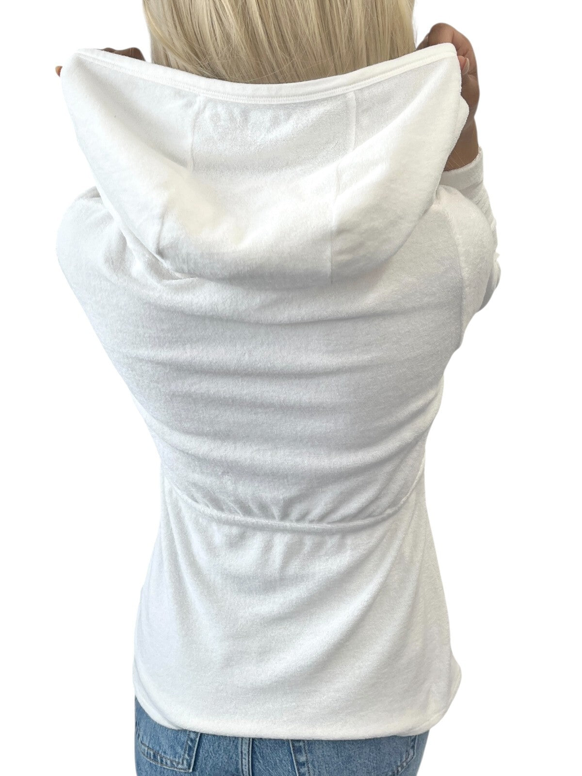CHANEL Sport Vintage 09C CC Logo Hoodie Top #38 Long Sleeve Kangaroo Pocket