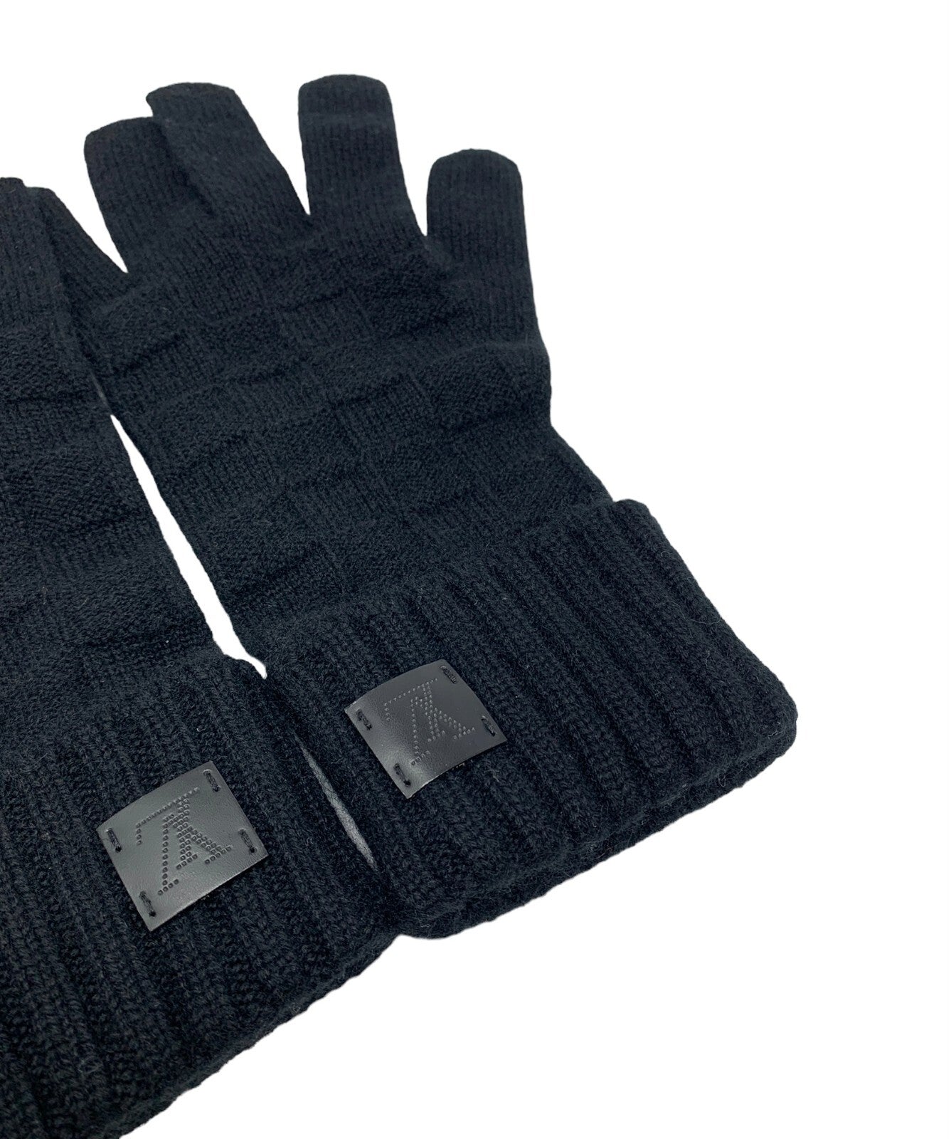 LOUIS VUITTON Vintage Damier Unisex Glove Accessory LV Logo RankA
