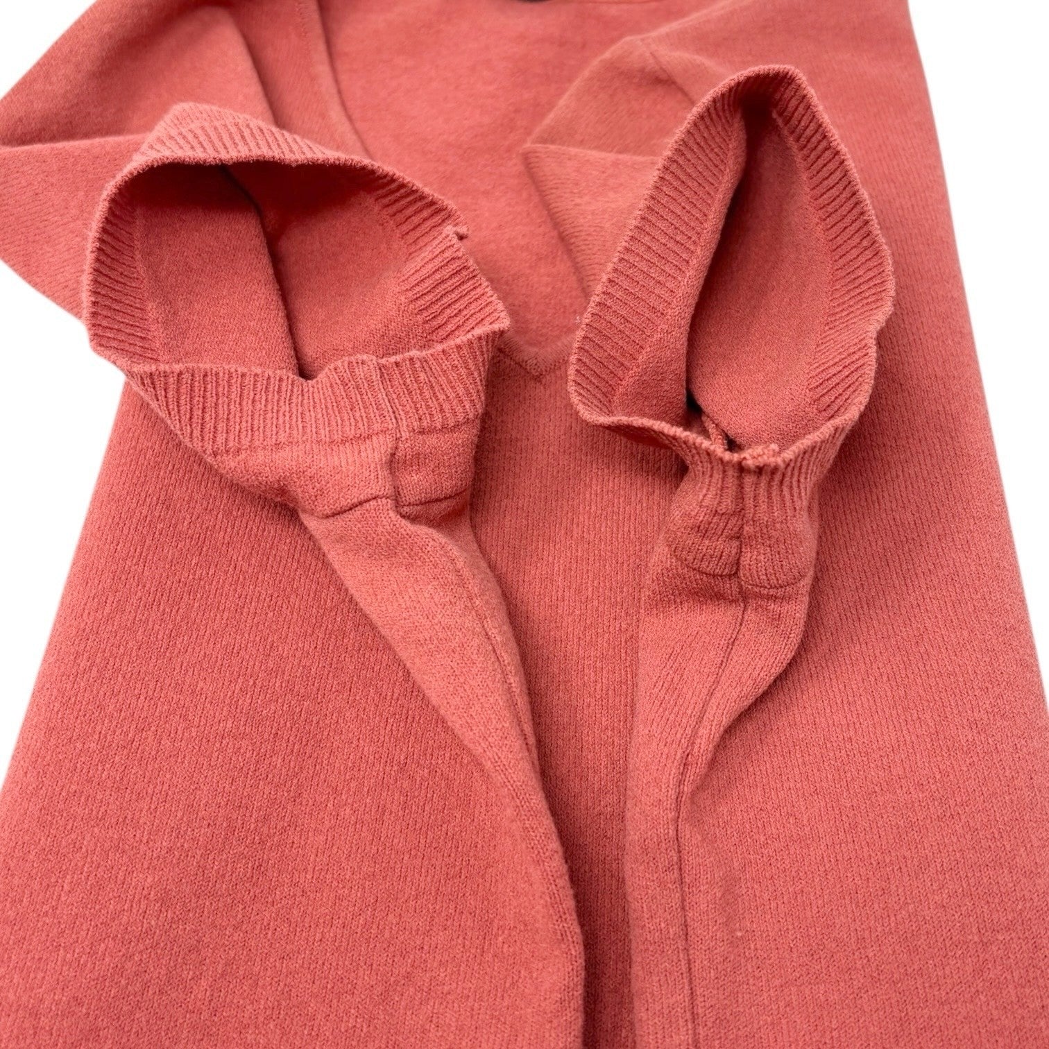 CHANEL Vintage 04P Logo Knit T-shirt Top #38 Pink Cotton Polyester