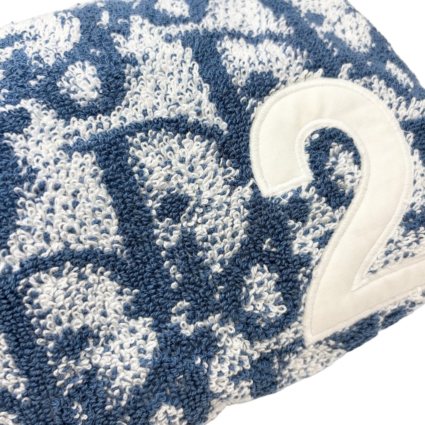 Christian Dior Vintage Trotter Monogram Terry Cloth Mini Bag Blue White 902100