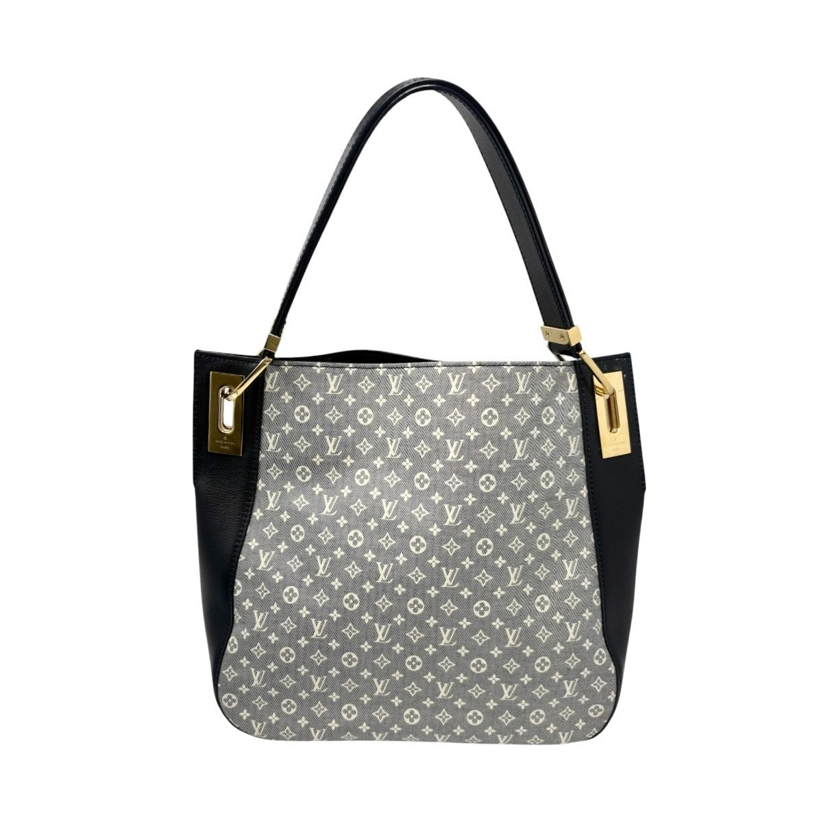 LOUIS VUITTON Vintage Monogram Idylle Rendez-Vous MM Tote Bag Blue Canvas