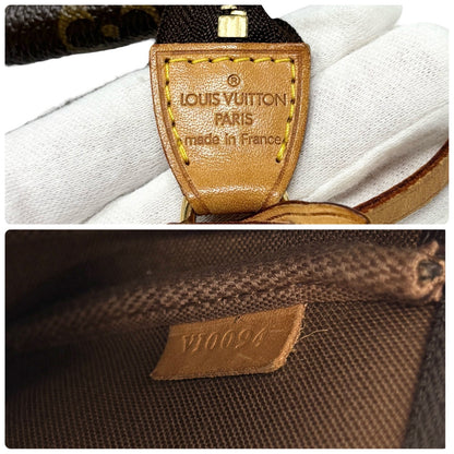 LOUIS VUITTON Vintage 2004 Monogram Shoulder Bag Pochette Brown Takashi Murakami