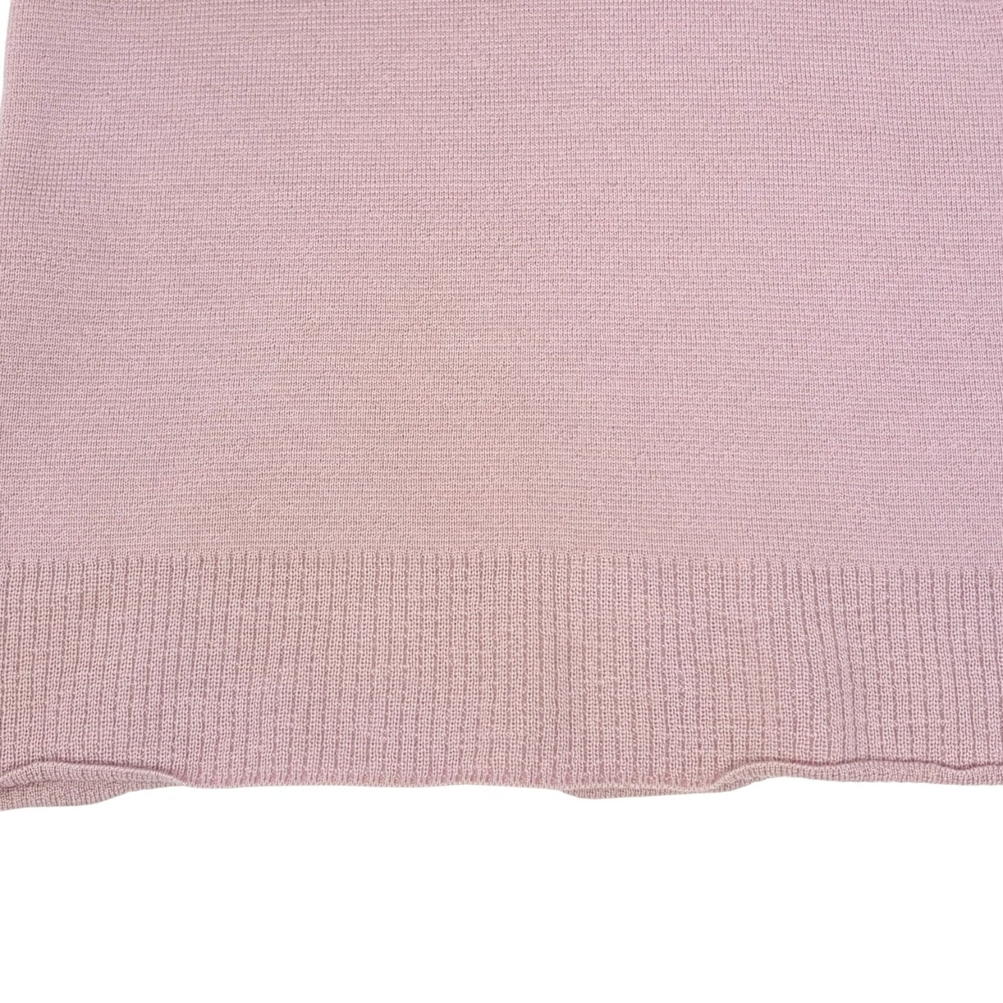 Christian Dior Vintage 2004 Trotter Monogram Ribbed Sweater #36 Knit Top Pink