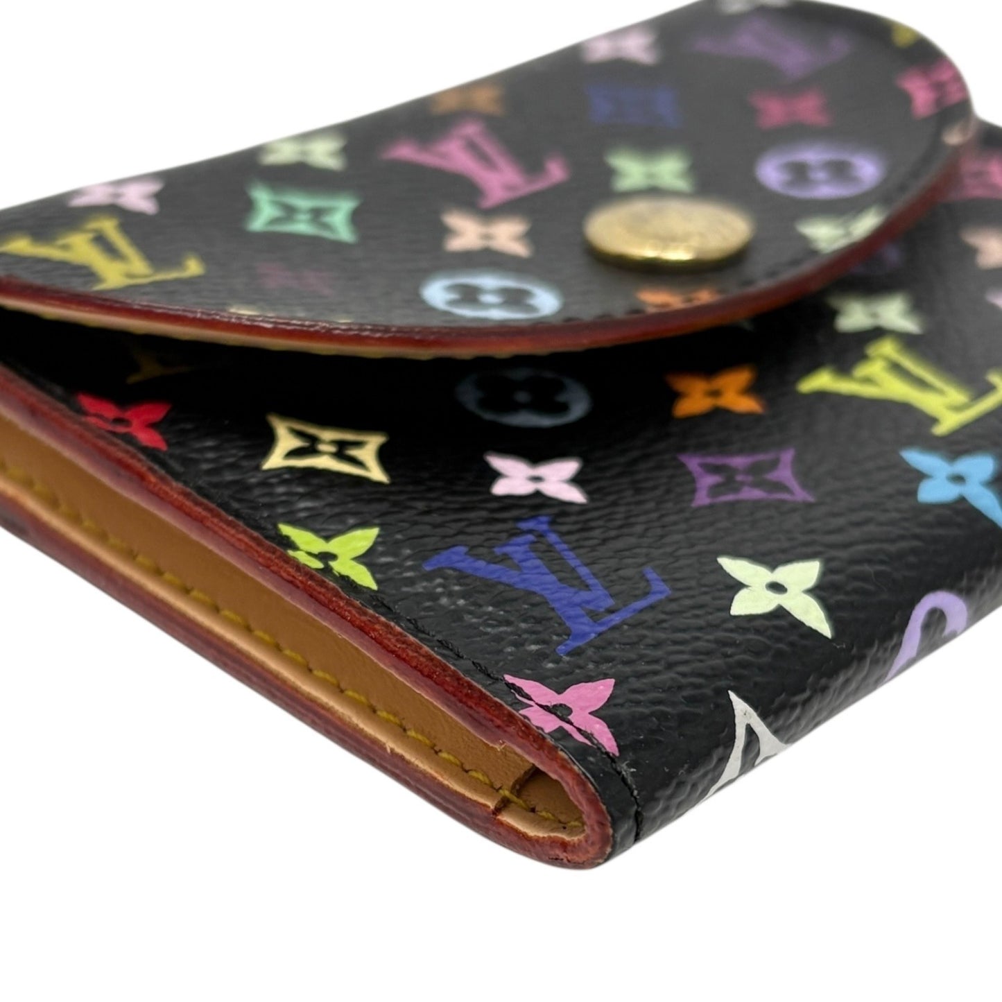 LOUIS VUITTON Vintage Monogram Multicolor Envelope Carte de Visite Case