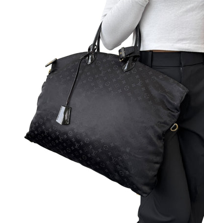 LOUIS VUITTON Vintage Monogram Desire Vertical Lockit GM Tote Bag 2way Black