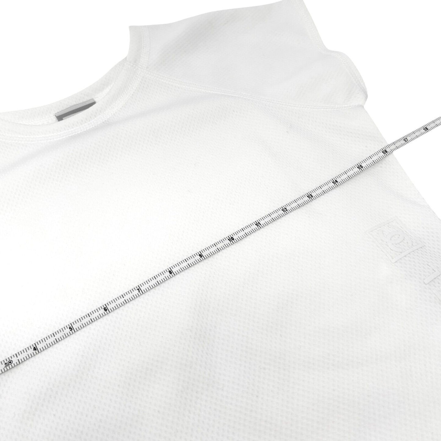 CHANEL Sport Vintage 05P CC Logo Top T-shirt #38 Short Sleeve White Polyester