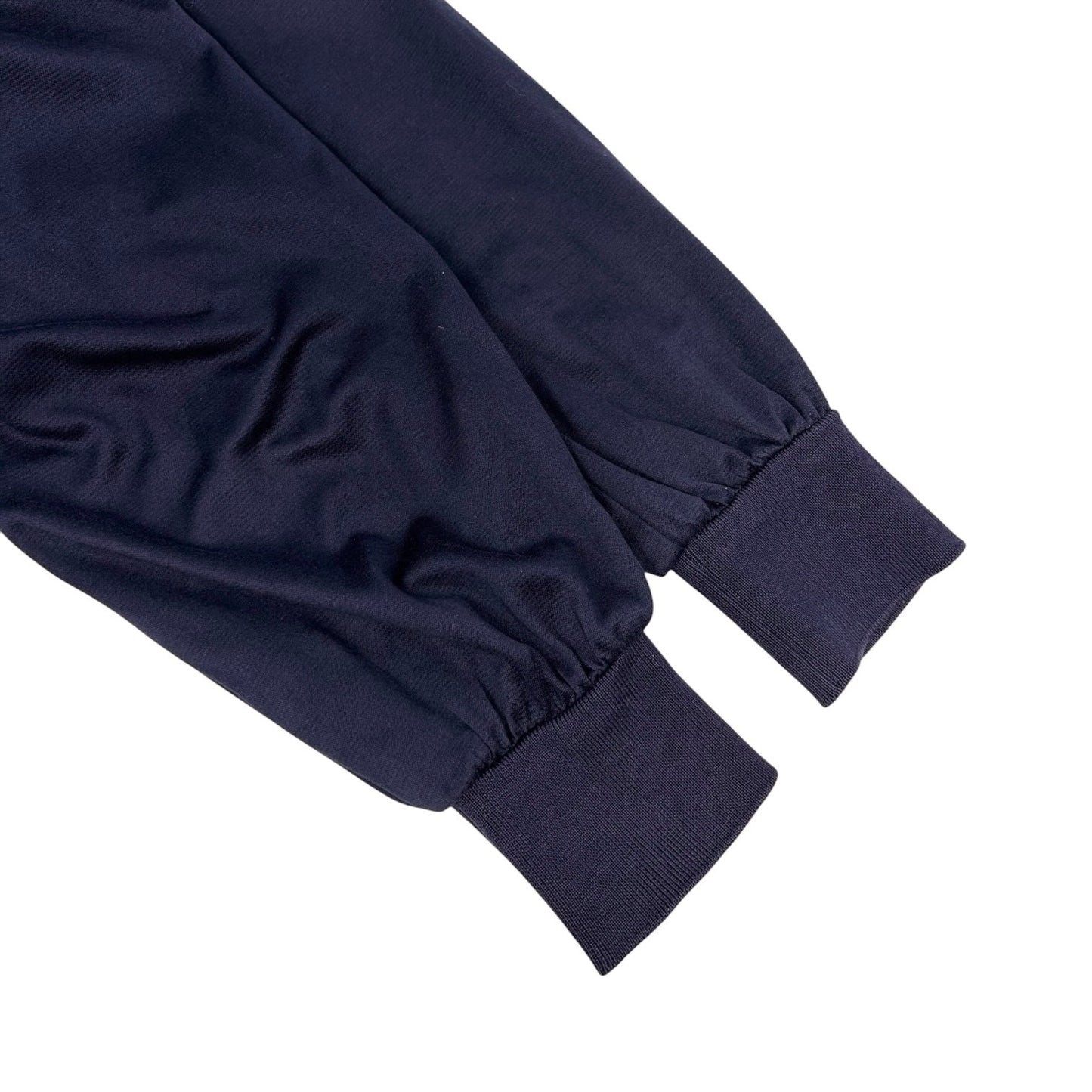 Yves Saint Laurent Vintage YSL Logo Cardigan Top #M Blue Gold Sweater 902072