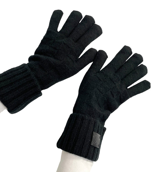 LOUIS VUITTON Vintage Damier Unisex Glove Accessory LV Logo RankA