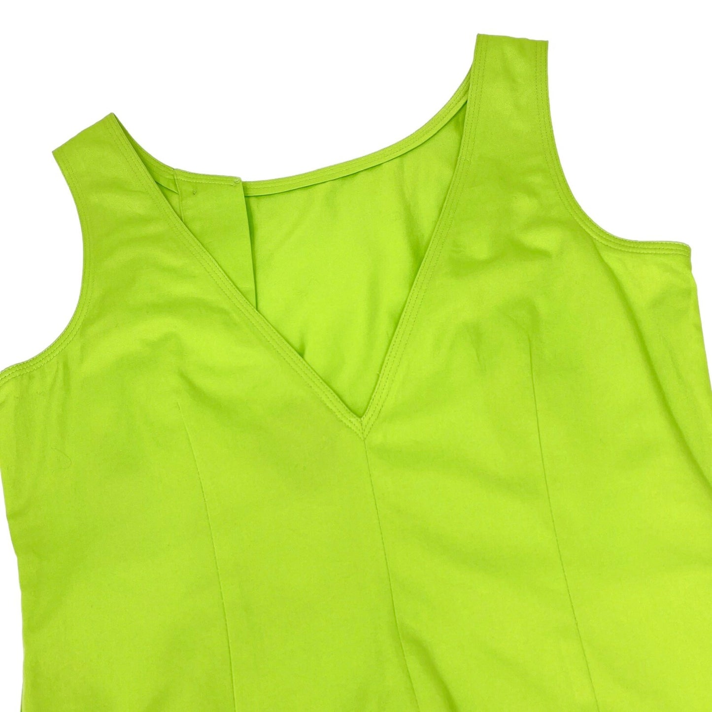 VERSACE JEANS COUTURE Vintage Dress #40 Multicolor Medusa Button Green Rank AB