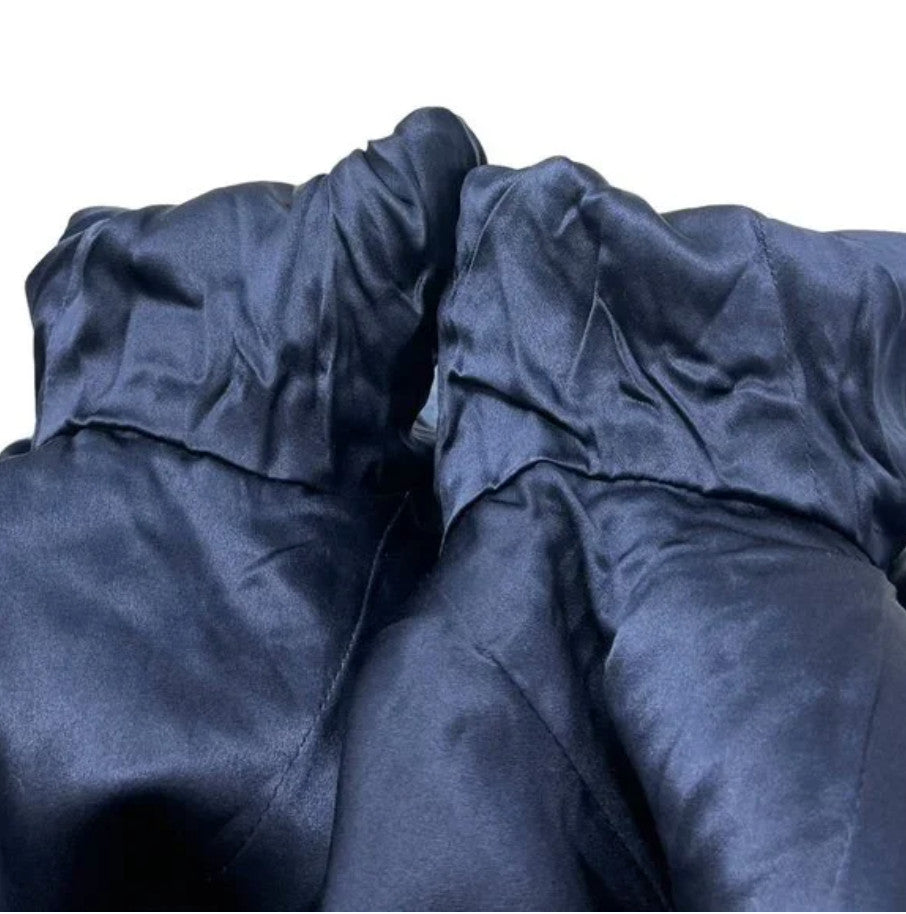 Christian Dior Vintage 2000 Galliano Jacket Pants Set #38 Tie-Dye Blue Gold