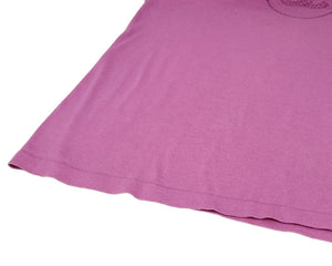 CHANEL Vintage 07P CC Summer Knit Circle Logo Top #36 Stitch Pink Cotton RankAB