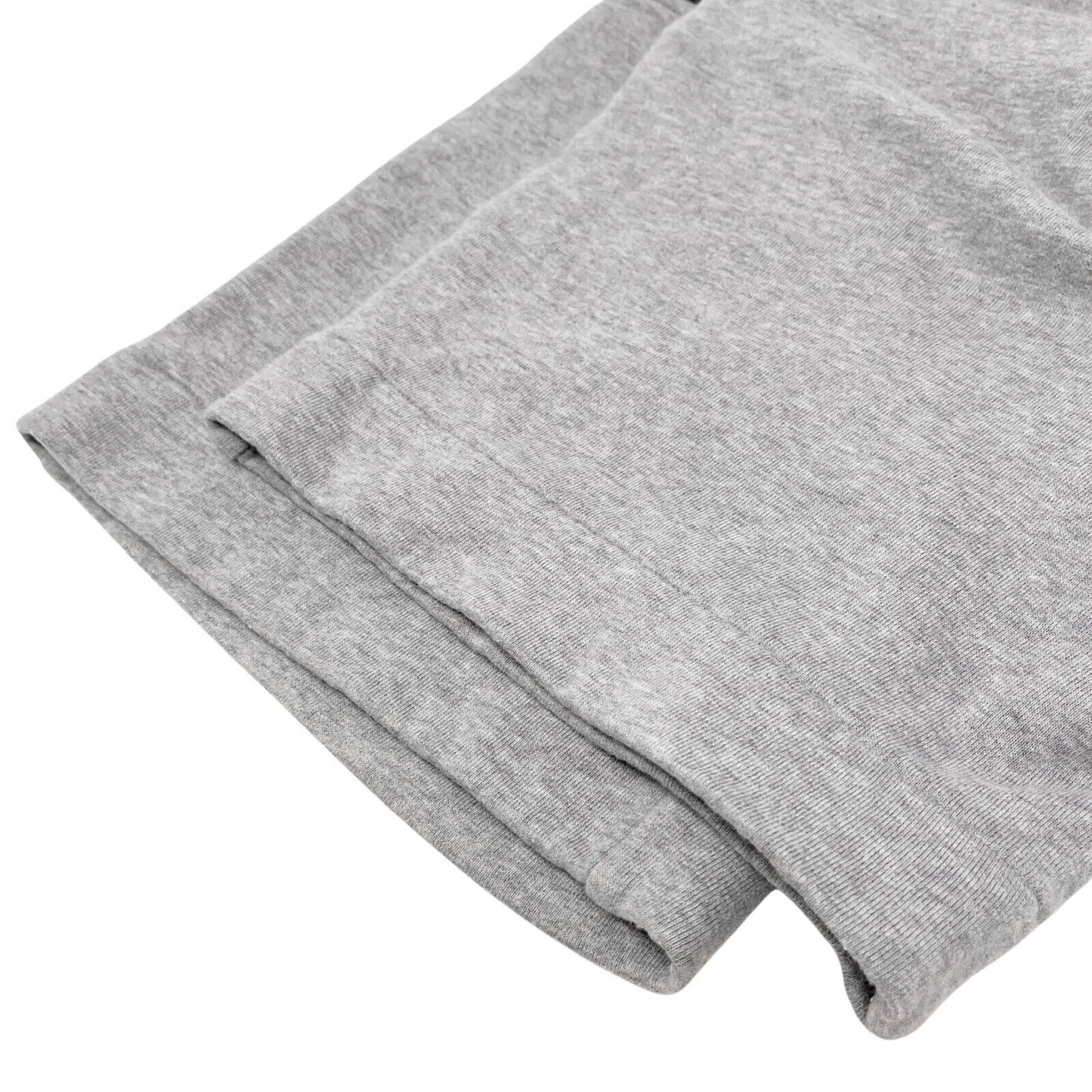 CHANEL Vintage P37999 CC Mark Big Logo Half Pants #34 Sweat Pocket Gray Cotton