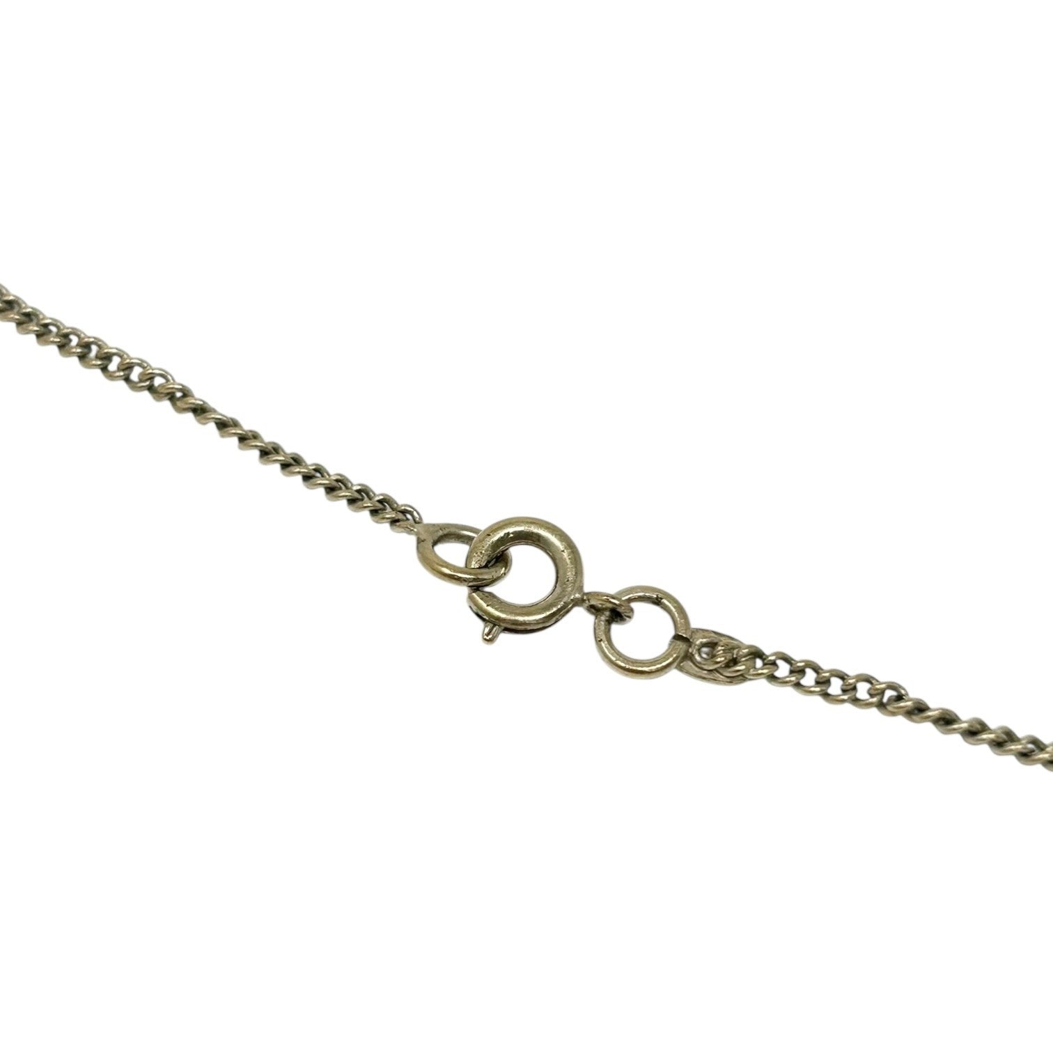 CHANEL Vintage 05A CC Logo Chain Necklace Fashion Jewelry Gold Metal Snowflake