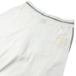 CHANEL Sport Vintage 06C CC Logo Hoodie Pants Set Up #36 White Cotton Zip