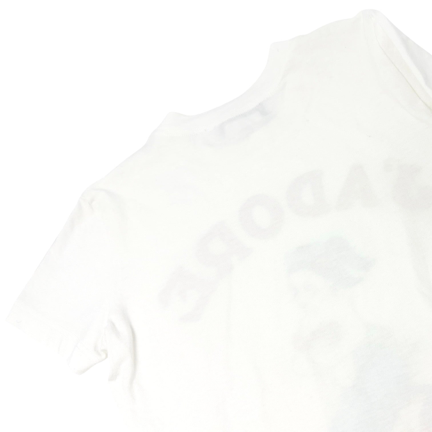 Christian Dior Vintage 2002 J'ADORE Cartoon Mermaid T-shirt Top #38 White Red