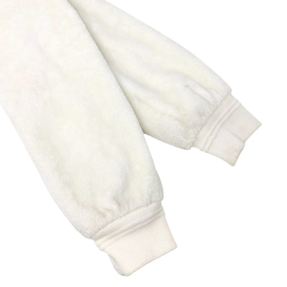 CHANEL Sport Vintage 09C CC Mark Logo Zip Hoddie Jacket #38 White Polyester