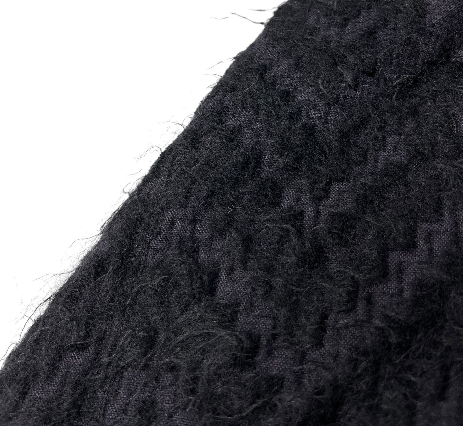 Christian Dior Vintage Logo Asymmetry Skirt #36 Snap Purple Black Wool Rank AB