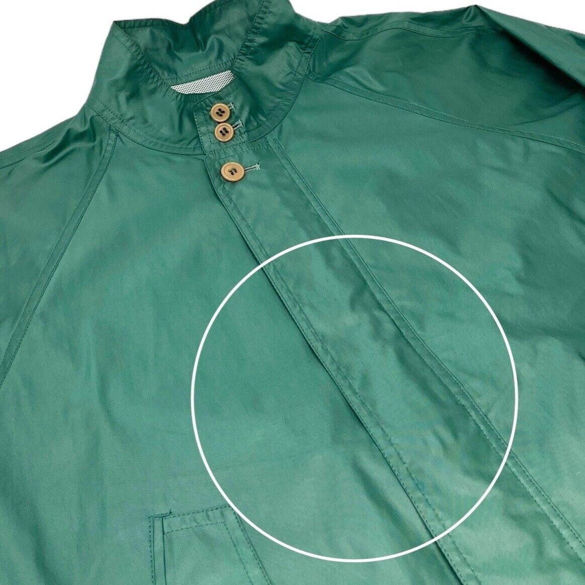 Christian Dior Sports Vintage Big Logo Track Jacket #L Green Polyester RankAB
