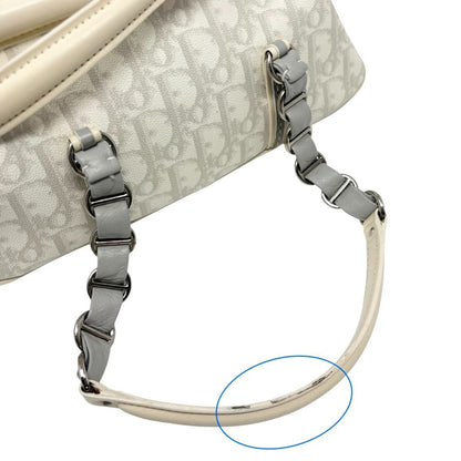 Christian Dior Vintage Romantique Trotter Monogram Bag Heart White 902466