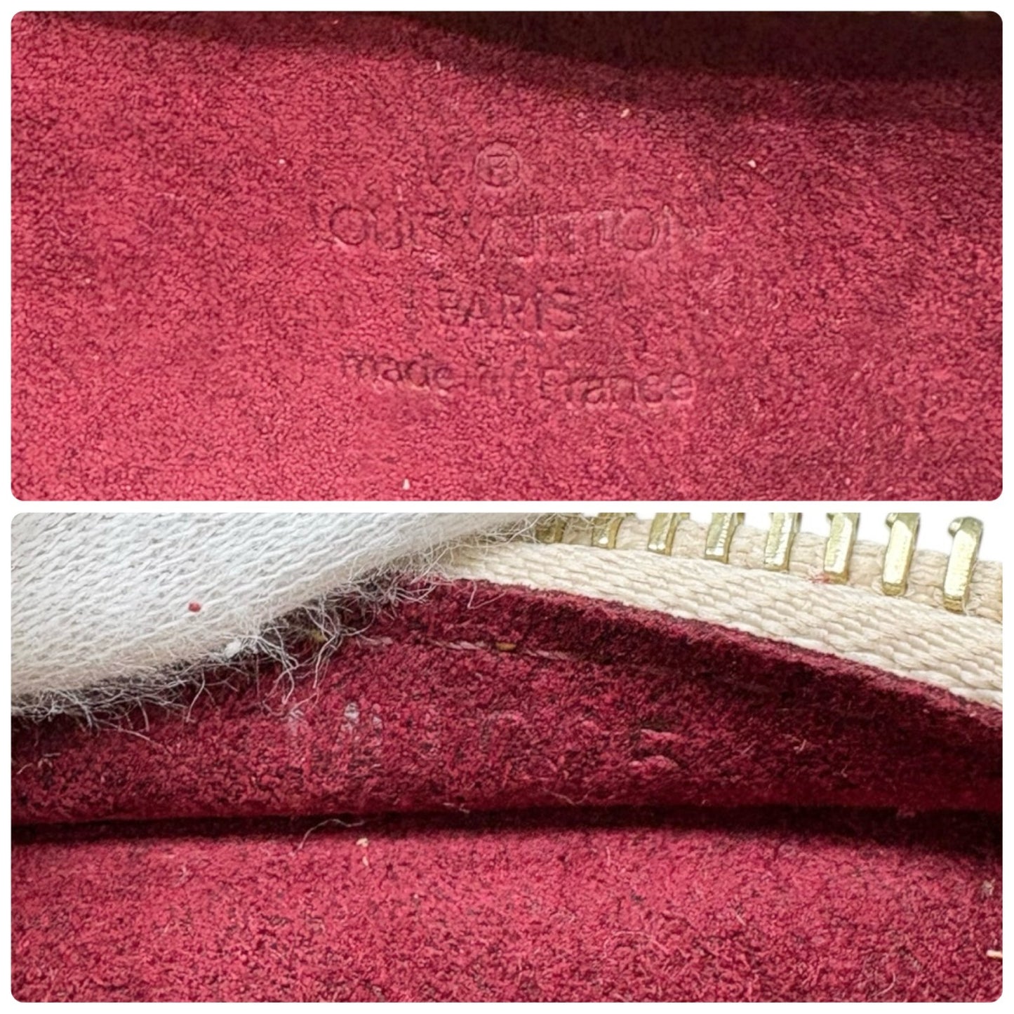 LOUIS VUITTON Vintage Monogram Multicolor Shirley Shoulder Bag White Leather