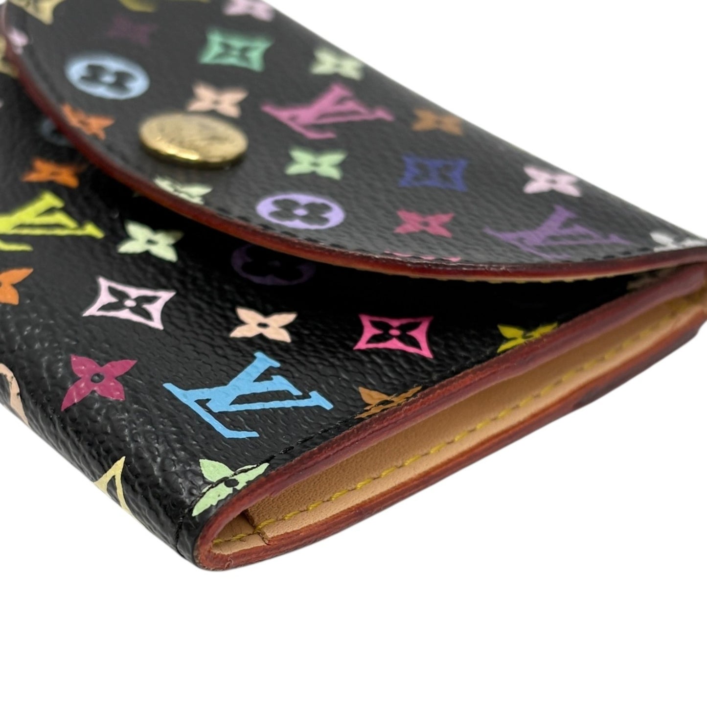 LOUIS VUITTON Vintage Monogram Multicolor Envelope Carte de Visite Case