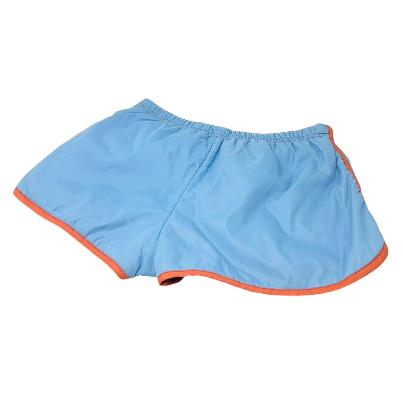 CHANEL Sport Vintage 02S CC Logo Short Pants #36 Shorts Blue Orange Polyamide